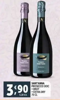 Deco Supermercati Sant'anna prosecco doc brut extra dry offerta