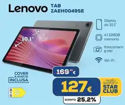 Euronics Lenovo TAB ZAEH0049SE offerta