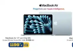 Euronics MacBook Air 13" con Chip M4 offerta