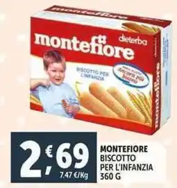 Deco Supermercati Montefiore biscotto per l'infanzia offerta