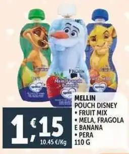Deco Supermercati Mellin pouch disney offerta