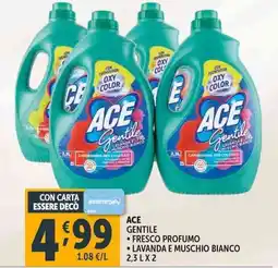 Deco Supermercati Ace gentile fresco profumo lavanda e muschio bianco offerta