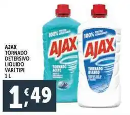 Deco Supermercati Ajax tornado detersivo liquido offerta