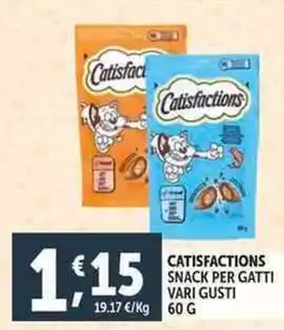 Deco Supermercati Catisfactions snack per gatti offerta