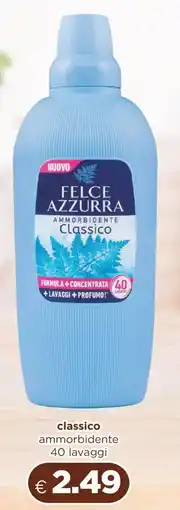 Acqua & Sapone FELCE AZZURRA classico ammorbidente offerta
