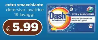 Dash extra smacchiante detersivo lavatrice