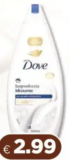 Acqua & Sapone Dove bagnodocda idratante offerta