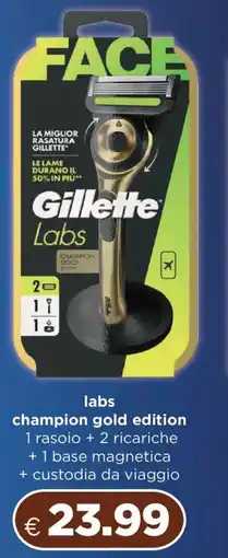 Acqua & Sapone Gillette champion gold edition offerta