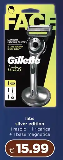 Acqua & Sapone Gillette labs silver edition offerta