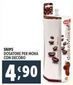 Deco Supermercati Snips dosatore per moka con decoro offerta