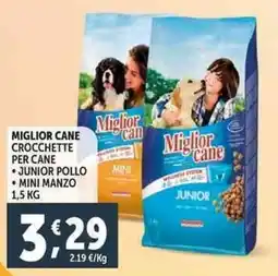 Deco Supermercati Miglior cane crocchette per cane junior pollo, mini manzo offerta
