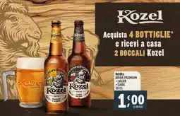 Deco Supermercati Kozel birra premium lager, dark offerta