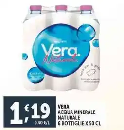 Deco Supermercati Vera acqua minerale naturale offerta