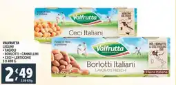 Deco Supermercati Valfrutta legumi fagioli, ceci offerta