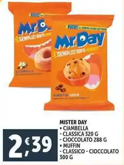 Deco Supermercati Mister day ciambella, muffin offerta