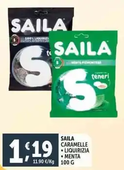 Deco Supermercati Saila caramelle liquirizia, menta offerta