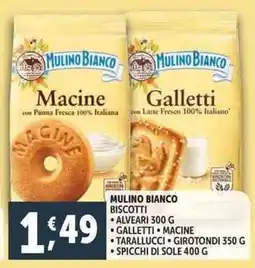Deco Supermercati Mulino bianco biscotti alveari, galletti offerta