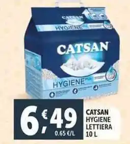 Deco Supermercati Catsan hygiene lettiera offerta