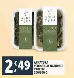 Deco Supermercati Annatura verdure al naturale offerta