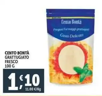 Deco Supermercati Cento bontà grattugiato fresco offerta