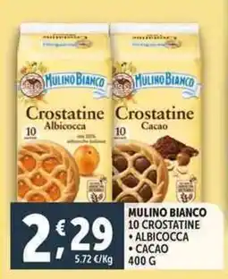 Deco Supermercati Mulino bianco 10 crostatine albicocca cacao offerta