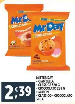Deco Supermercati Mister day ciambella - classica offerta