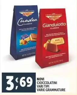 Deco Supermercati Novi cioccolatini offerta