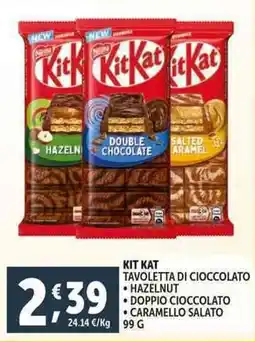 Deco Supermercati Kit kat tavoletta di cioccolato offerta