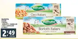 Deco Supermercati Valfrutta legumi fagioli borlotti cannellini ceci lenticchie offerta