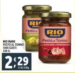 Deco Supermercati Rio mare pesto al tonno offerta