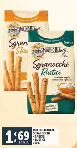 Deco Supermercati Mulino bianco sgranocchi offerta