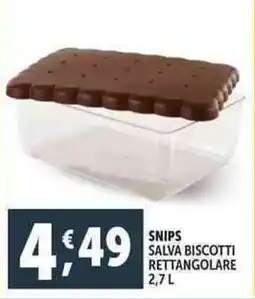 Deco Supermercati Snips salva biscotti rettangolare offerta