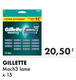 Iper Tosano GILLETTE Mach3 lame offerta