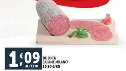 Deco Supermercati De luca salame milano offerta