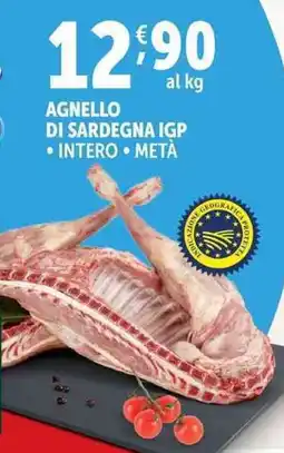 Deco Supermercati Agnello di sardegna igp intero meta offerta