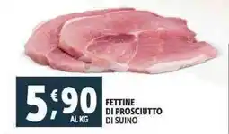 Deco Supermercati Fettine di prosciutto di suino offerta