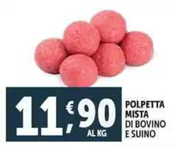 Deco Supermercati Polpetta mista di bovino e suino offerta