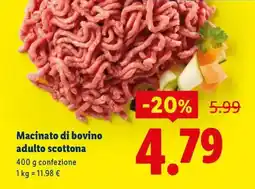 Expert Macinato di bovino adulto scottona offerta