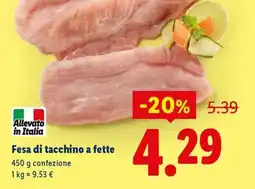Expert Fesa di tacchino a fette offerta
