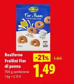 Expert Realforno Frollini Fior di panna offerta