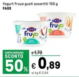 Iper La Grande Yogurt Fruyo FAGE offerta