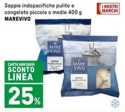 Iper La Grande Seppie indopacifiche pulite e congelate piccole o medie MAREVIVO offerta