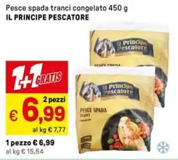 Iper La Grande Pesce spada tranci congelato IL PRINCIPE PESCATORE offerta