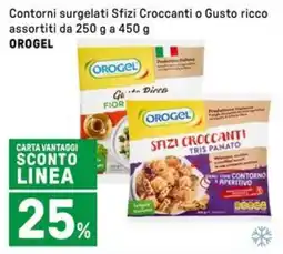 Iper La Grande Contorni surgelati Sfizi Croccanti o Gusto ricco OROGEL offerta