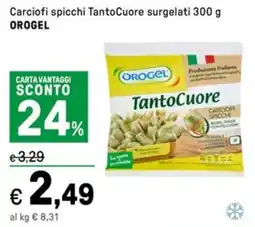 Iper La Grande Carciofi spicchi Tanto Cuore surgelati OROGEL offerta