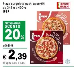 Iper La Grande Pizza surgelata IPER offerta
