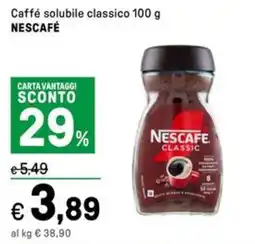 Iper La Grande Caffé solubile classico NESCAFÉ offerta