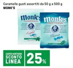 Iper La Grande Caramelle MONK'S offerta