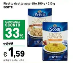 Iper La Grande Risotto ricette SCOTTI offerta