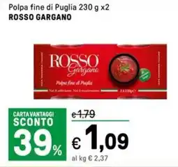 Iper La Grande Polpa fine di Puglia ROSSO GARGANO offerta